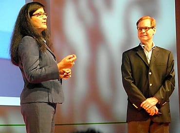 Anjul Bhambhri, IBM et Rob Bearden, CEO d'Hortonworks