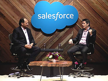 Marc Benioff et Travis Kalanick