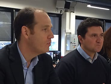 Benjamin Revcolevschi, DG de Fujistu France et Christophe Raillon, directeur du projet TechShop
