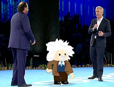 Marc Benioff et Parker Harris: les cofondateurs s'amusent avec Einstein