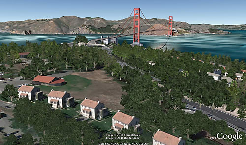 San Francisco - Google Earth 6