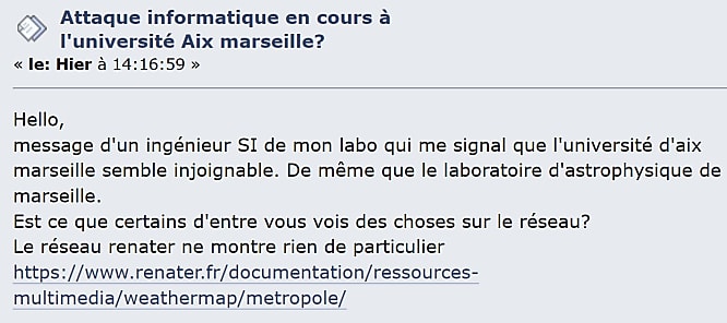 (capture d'écran forum La Fibre.info)