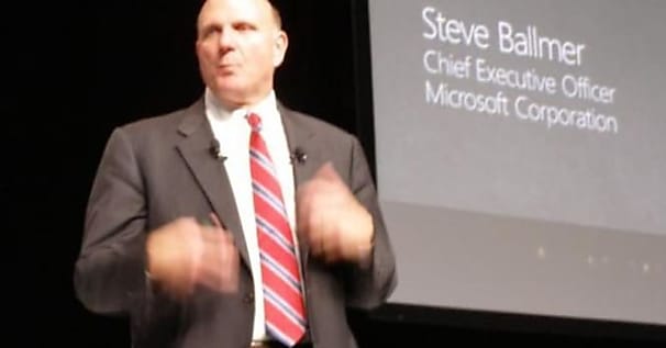 Steve Ballmer à Paris argumente Windows 7 et la 'nouvelle efficacité'