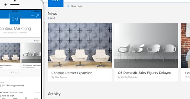 SharePoint se décline en version mobile