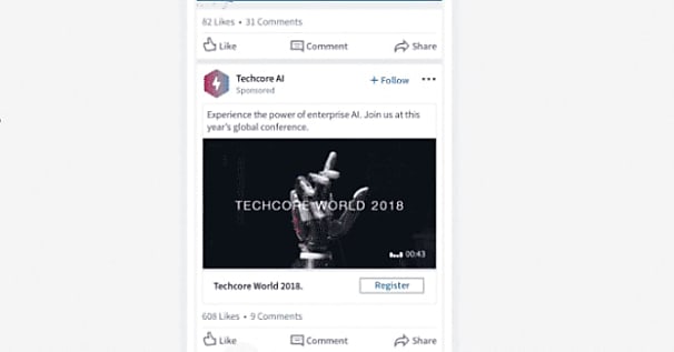 LinkedIn embarque la publicité vidéo native