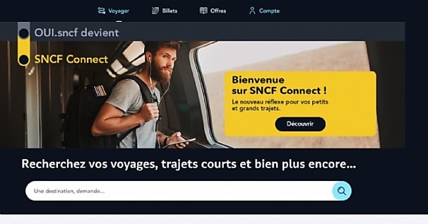SNCF Connect, nouveau service numérique de SNCF Voyageurs