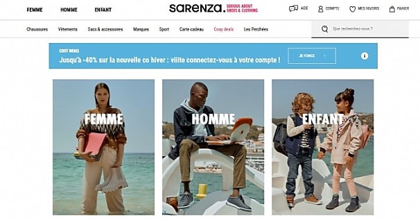 Sarenza rachetée par le Groupe Beaumanoir