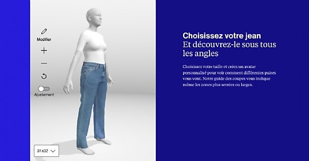 Zalando fait entrer ses clients dans leurs jeans...en 3D