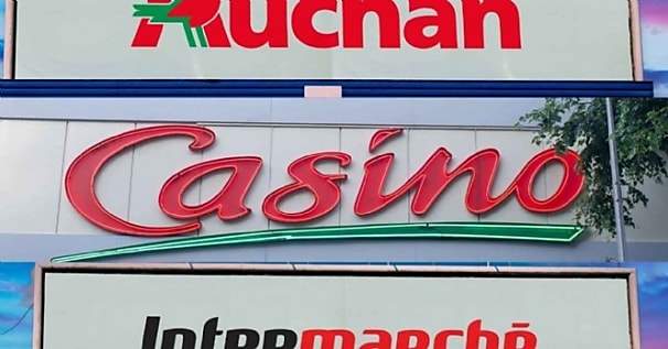 Intermarché, Auchan et Casino créent Aura Retail, une alliance sur les achats