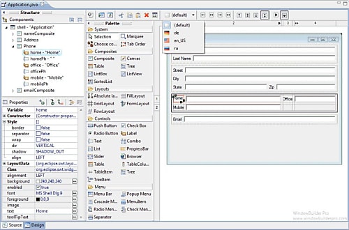 WindowBuilder