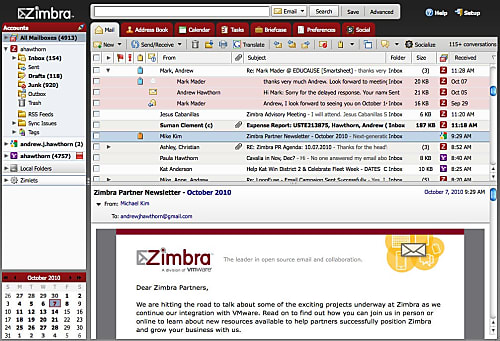 Zimbra Desktop 2.0