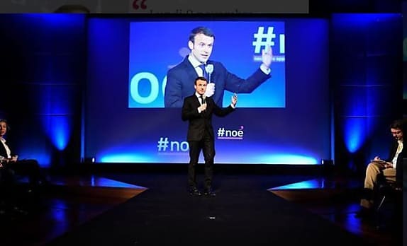 Emmanuel Macron, lors de la présentation du projet de loi Noé.