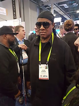 Stevie Wonder au CES 2018