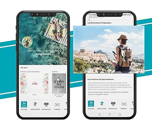 Les applications Club Lookéa et Club Marmara ont été créées il y a un an.