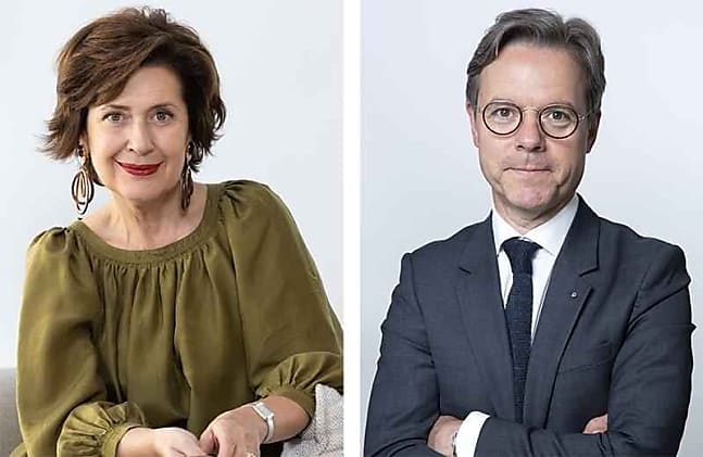 Isabelle Schlumberger (à gauche) et Jean Muller (à droite)