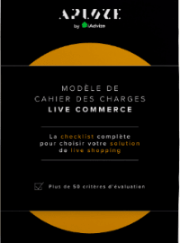 Cahier des charges Live Shopping