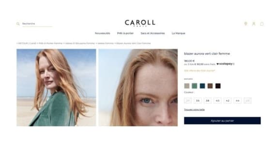 Caroll pret à porter femme clearance