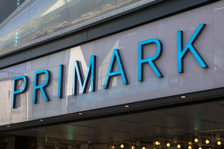 Birmingham, UK - September 20th 2019: The Primark logo above the entrance to its