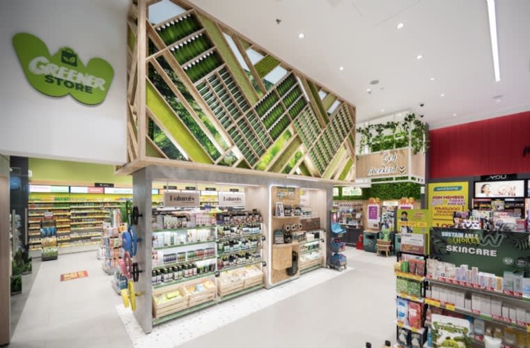 Le premier magasin vert de Watsons en Malaisie