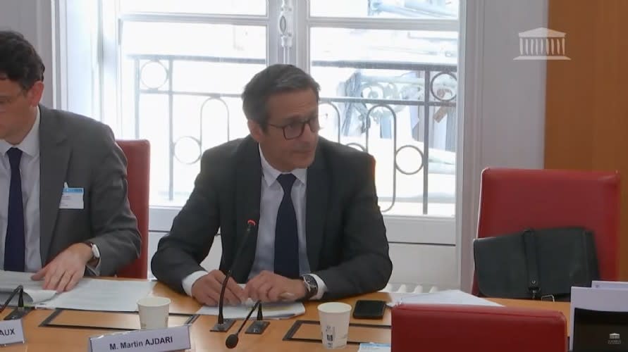 Martin Ajdari, président de l'Arcom, le 20 mars