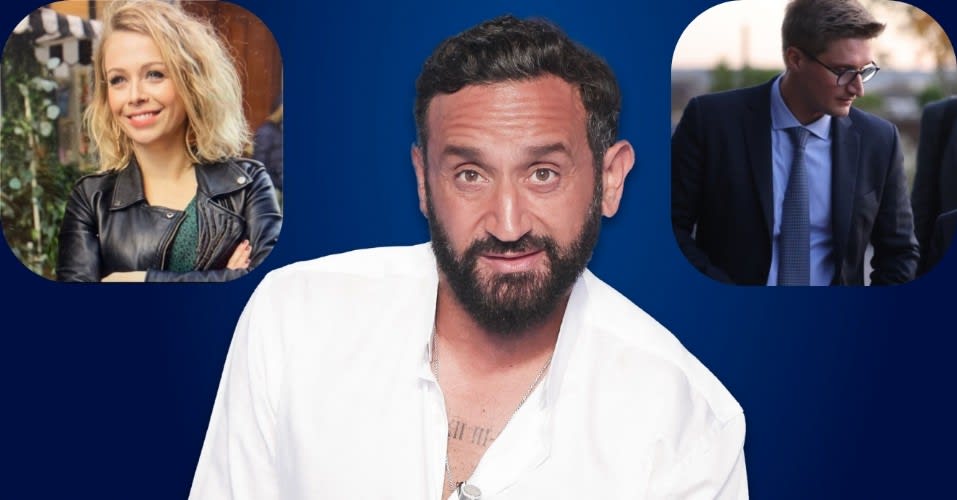 Aline Poulain, Cyril Hanouna et Karl Astié