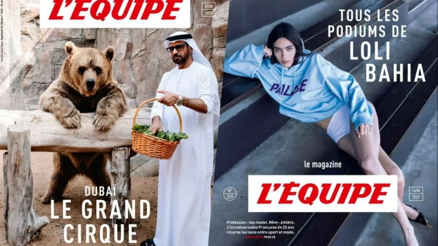 Les dernières couvertures du magazine L'Équipe