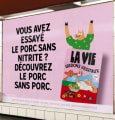 La Vie lance une campagne d'affichage pour promouvoir la viande sans viande