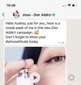 Dior Beauty lance une campagne WhatsApp avec l'influenceuse mondiale Jisoo