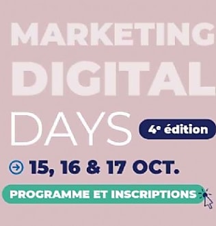 Marketing Digital Days by CyberCité - 4e édition : rendez-vous du 15 au 17 octobre 2024 !