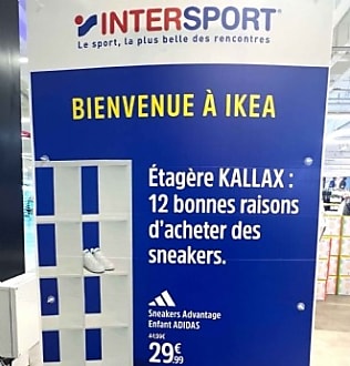 Intersport intègre Ikea dans sa dernière campagne