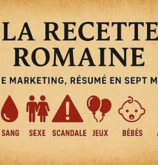 La recette romaine. Ou le marketing, résumé en sept mots
