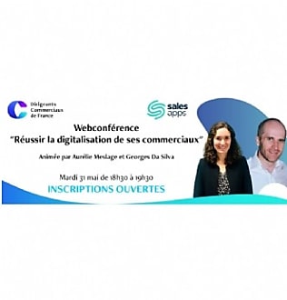 « Réussir la digitalisation de ses commerciaux » - Assistez à la webconférence DCF en partenariat avec Salesapps