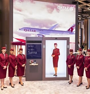 Qatar Airways présente Sama 2.0, sa nouvelle hôtesse de l'air dopée à l'IA