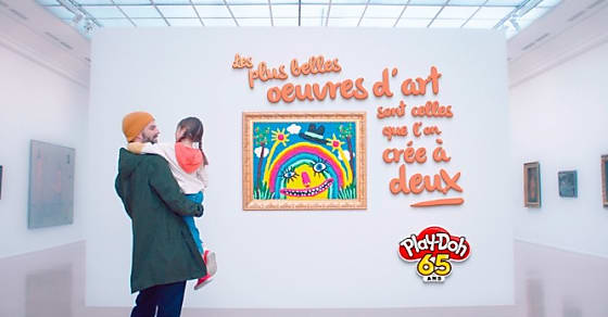 Play-Doh met sa pâte au Musée d'Art moderne