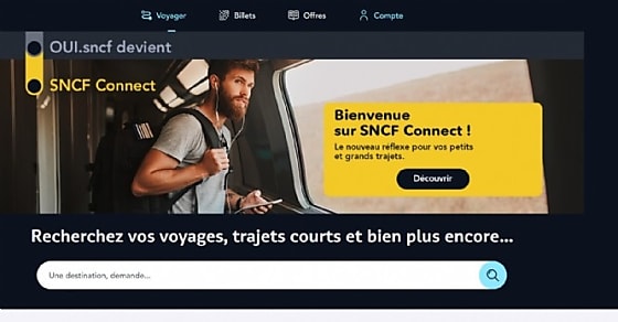 SNCF Connect, nouveau service numérique de SNCF Voyageurs