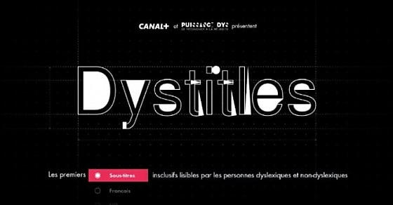 Canal+ propose des sous-titres adaptés aux personnes dyslexiques