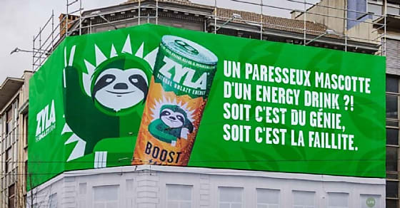 Un paresseux lance un nouvel energy drink ?