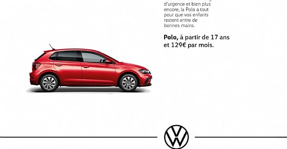[La Créa de la semaine] « Polo, à partir de 17 ans », nouvelle campagne de Volkswagen