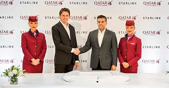 Qatar Airways, première compagnie aérienne du Moyen-Orient et d'Afrique du Nord à offrir le Wi-Fi Starlink
