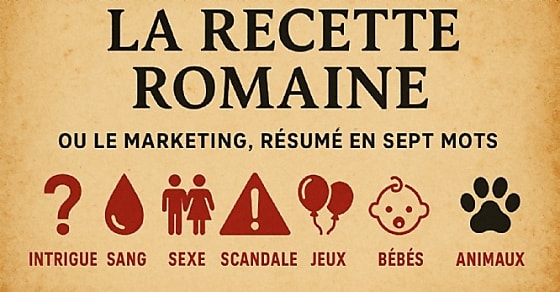 La recette romaine. Ou le marketing, résumé en sept mots