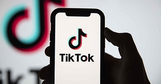 LONDON, UK - April 27 2020: Tik Tok social media app icon on a mobile device