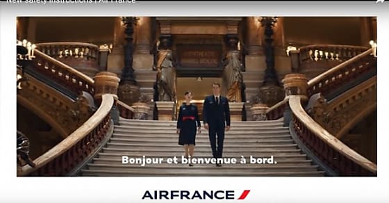 Air France dévoile son nouveau film client