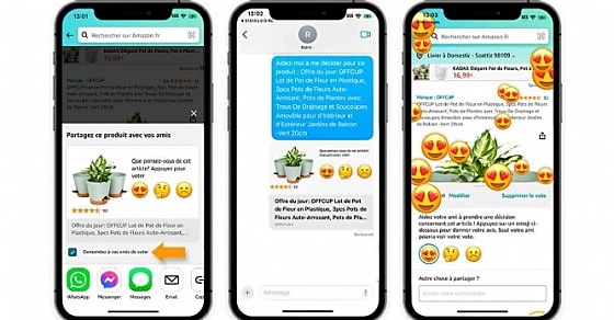 Amazon lance Consulter un ami, une fonctionnalité mobile pour demander conseil à ses amis