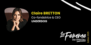 Claire Bretton, Co-fondatrice et CEO d’Underdog, co-fondatrice de la Climate House